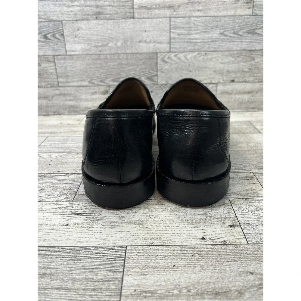 Florsheim 12073‎ Jareth Black Woven Dress Shoes Loafers Men's US 9D